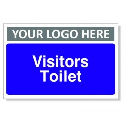 Visitors Toilet Custom Logo...