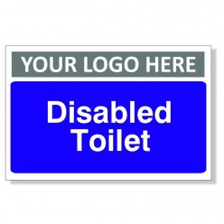 Disabled Toilet Custom Logo...