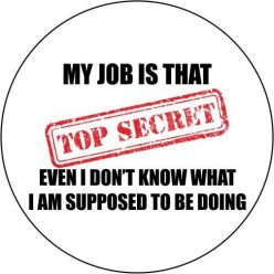 My Job Is That Top Secret Coaster