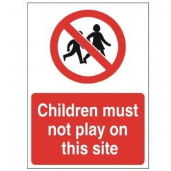 Children Must Not Play On...