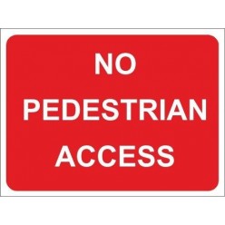 Caution mud on road 600x450mm stanchion sign