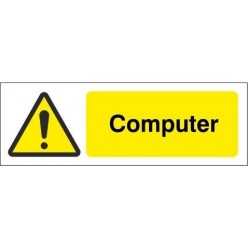 Computer Equipment Label - 50mm x 20mm