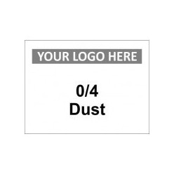 0/4 Dust Custom Logo Sign