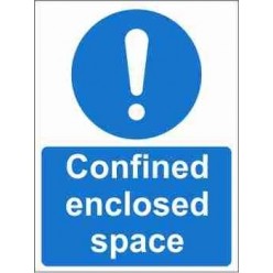 Confined Enclosed Space Mandatory Sign