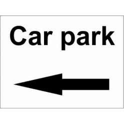 Car Park Left Parking Sign