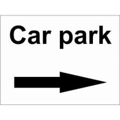 Car Park Right Parking Sign