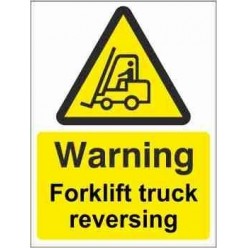 Forklift Truck Reversing Warning Sign