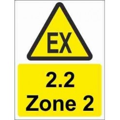 2.2 Zone 2 Explosive Risk Sign