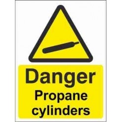 Propane Cylinders Warning Sign