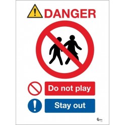 Danger deep cold water do not swim sign in a variety of sizes and materials with or without your logo