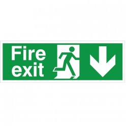 Extra Large Fire Exit Arrow...