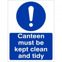 Canteen Must Be Kept Clean...