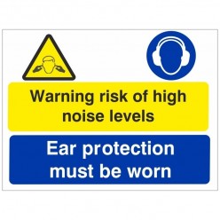 Warning Risk Of High Noise...