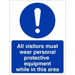 All Visitors Must Wear...