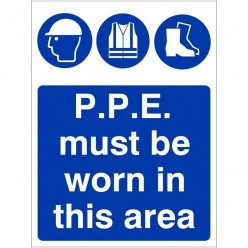 P.P.E Must Be Worn In This...
