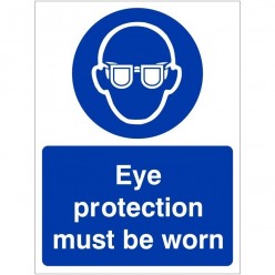 Eye Protection Must Be Worn...