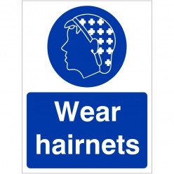 Wear Hairnets Sign