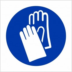 Hand Protection Symbol Sign...