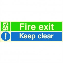 Photoluminescent Fire Exit...