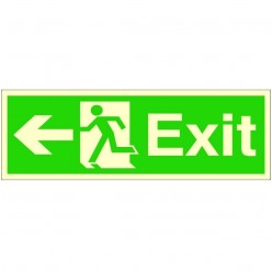 Photoluminescent Exit Arrow...