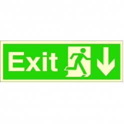 Photoluminescent Exit Arrow...