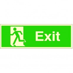 Photoluminescent Exit Sign