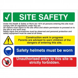 Site Enterance Sign