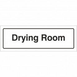 Drying Room Door Sign 300mm...