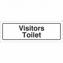 Visitors Toilet Sign 300 x...