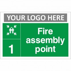 Custom Fire Assembly Point Sign With or Without Your Logo