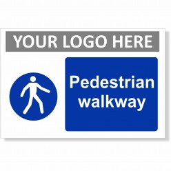 Pedestrian Walkway Sign...