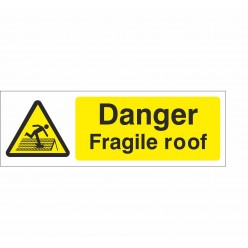 Danger High Voltage Cables Underground Sign 600 x 200mm - Rigid Plastic
