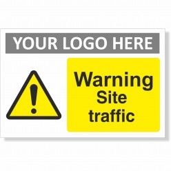 Warning Site Traffic Sign...