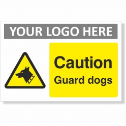Caution Guard Dogs Sign...