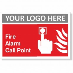 Fire Alarm Call Point Sign With or Without Your Logo