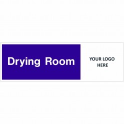 Drying Room Door Sign 400mm x 150mm
