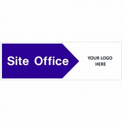 Site Office Right Door Sign 400mm x 150mm