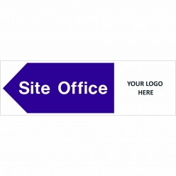 Site Office Left Door Sign 400mm x 150mm