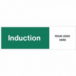 Induction Door Sign 400mm x 150mm