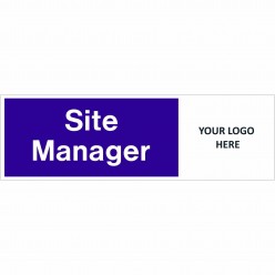 Site Manager Door Sign 400mm x 150mm