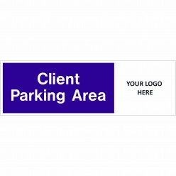 Client Parking Area Sign 400mm x 150mm