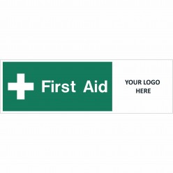 First Aid Door Sign 400mm x 150mm