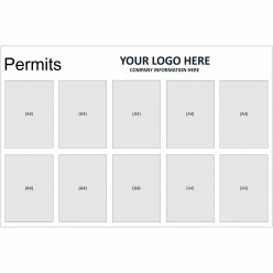 Permits With or Without Your Logo 1220mm x 1220mm - 3mm Aluminium Composite