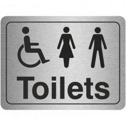 Toilets Symbol Door Sign...