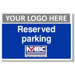 Reserved Parking Sign With...