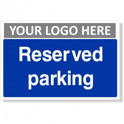 Reserved Parking Sign  With...