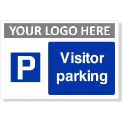 Visitor Parking Sign With...