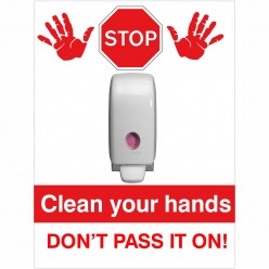 Clean Your Hands Don't Pass...