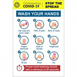 Wash Your Hands Covid 19 Sign
