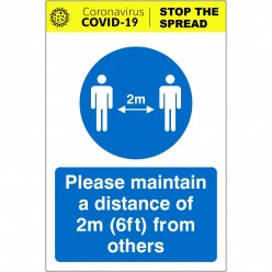 Please Maintain A Distance...